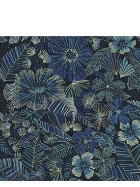 Tempaper & Co. Neutral Design 16.5'x20.5" Prepasted Wallpaper, Beautiful Blue